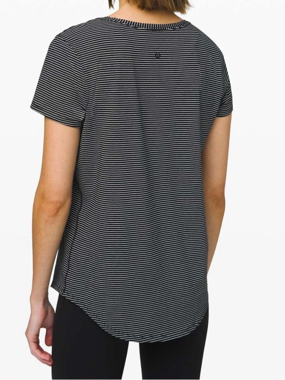 Lululemon Love Crew III Hype Stripe Black White
